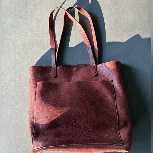 Madewell Medium Transport Tote Dark Cabernet - Picture 14 of 15